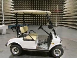 戴尔乐观光车EMC测试现场 戴尔乐观光车EMC测试现场