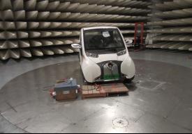 丽驰新能源汽车电磁兼容性测试现场 丽驰新能源汽车电磁兼容性测试现场